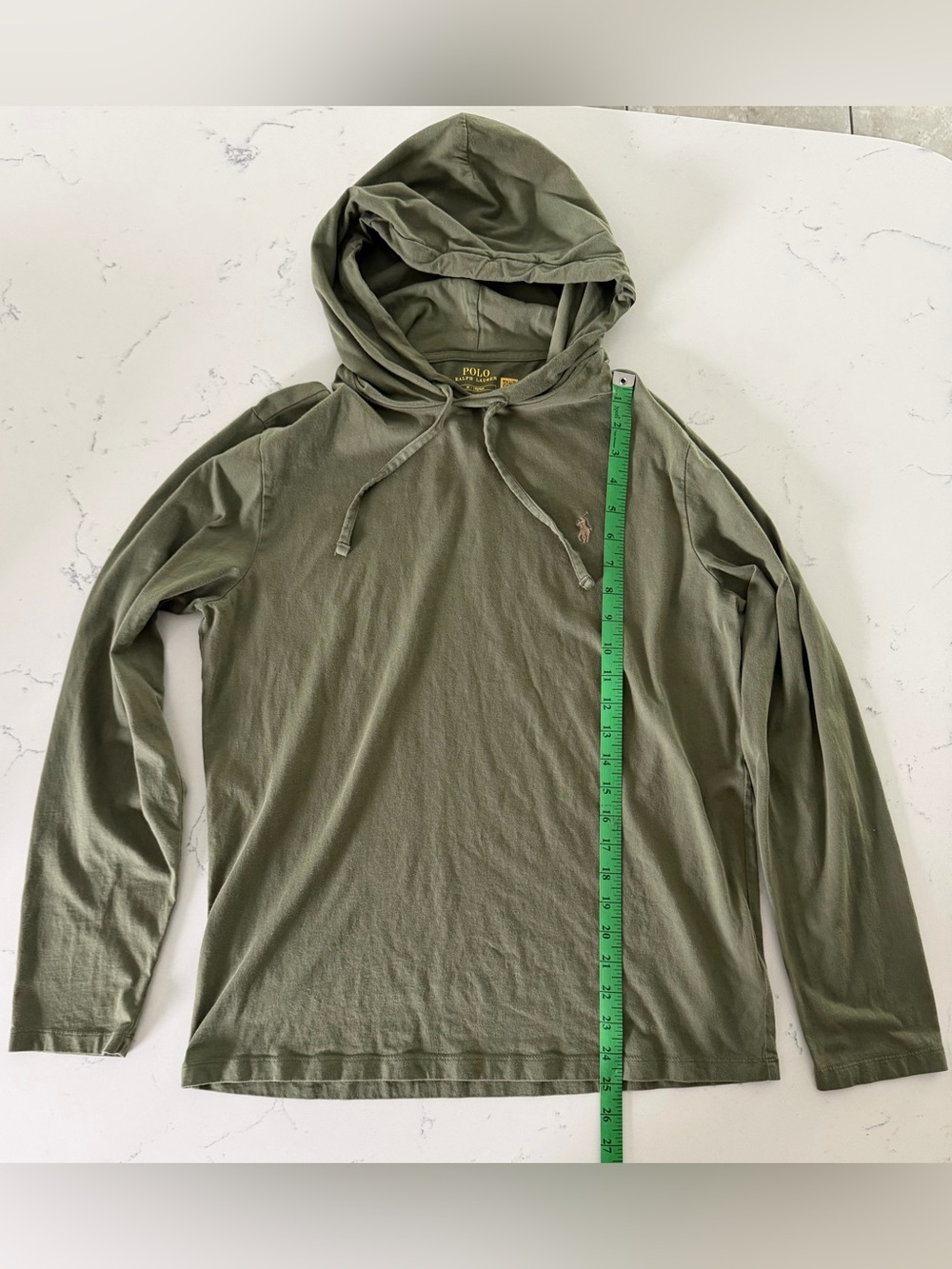 Polo Ralph Lauren Olive Green Long Sleeve Hoodie